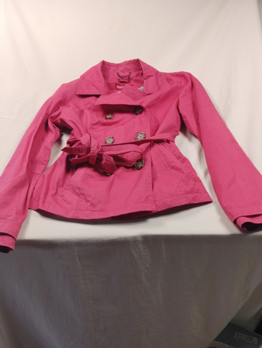 Merona  Pink Peacoat Size Small